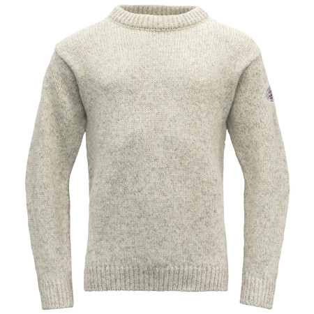 Devold Nansen Wool Sweater férfi funkcionális pulóver világosszürke GREY MELANGE