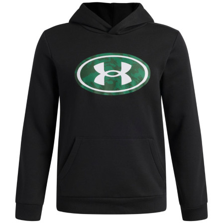 Under Armour UA B Rival FLC Key Pt Fil Hd Ultimate Black gyerek pulóver fekete Ultimate Black / / White