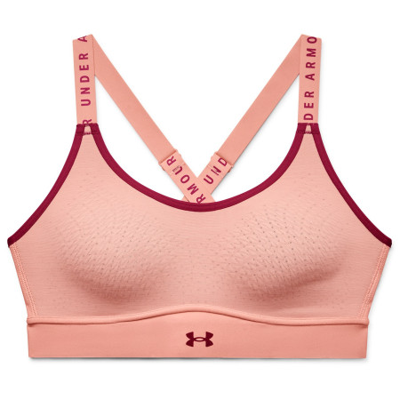 Sport melltartó Under Armour Infinity Mid Bra rózsaszín