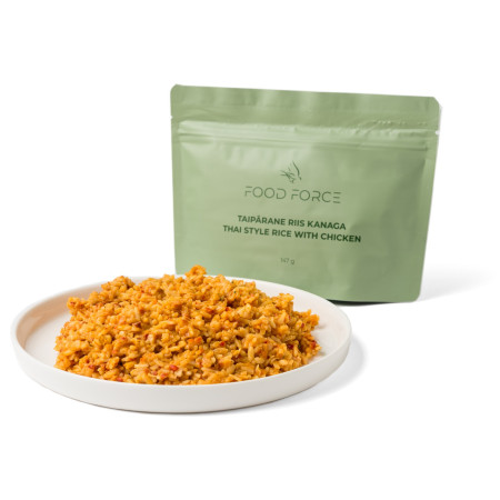 Food Force Food Force thai rizs csirkével – dehidratált étel 147 g szárított étel