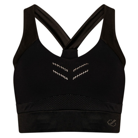 Sport melltartó Dare 2b Crystallize Bra fekete