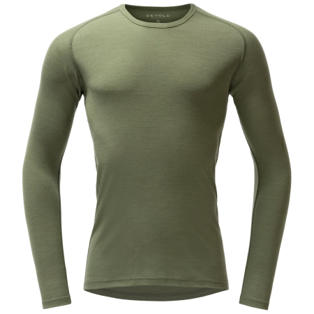 Devold Adventure Merino 190 Shirt Man férfi funkcionális póló világos khaki Lichen