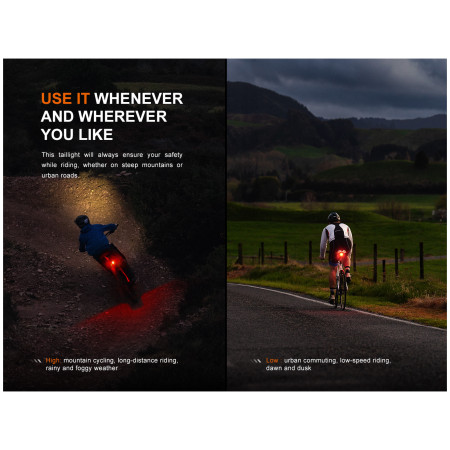 Fenix BC06R kerékpár hátsó villogó