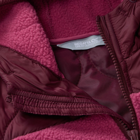 Regatta Myla Hybrid Jacket Fig/Violet gyerek pulóver