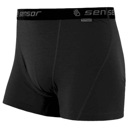 Sensor Merino Active férfi alsónadrág fekete Black