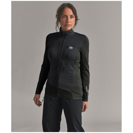 Ortovox Fleece Grid Jacket W női funkcionális pulóver