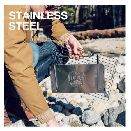 UCO Flatpack Grill & Firepit 35 x 25 cm összecsukható grill