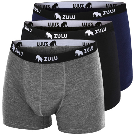 Zulu Merino 160 4in 3-pack férfi boxer