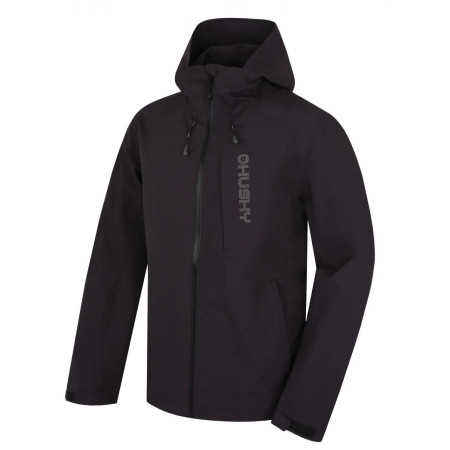 Husky Sita M férfi softshell kabát fekete Black