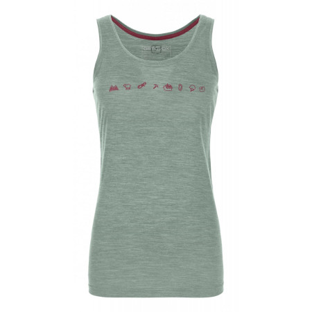 Női funkciós atléta Ortovox 120 Cool Tec Icons Top W zöld