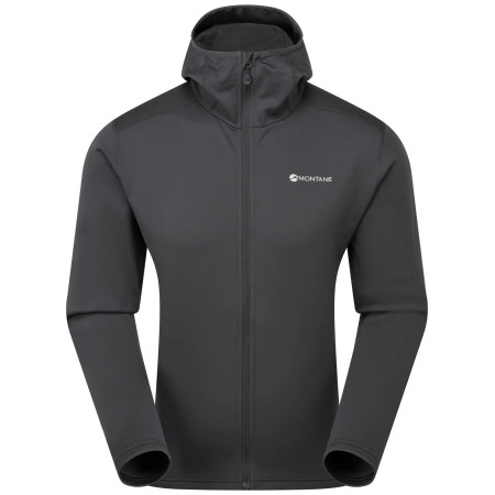 Montane Fury Lite Hoodie férfi funkcionális pulóver szürke MIDNIGHT GREY