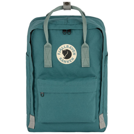 Fjällräven Kånken Koncept Laptop 15" hátizsák fekete Black Oak-Rowan Red