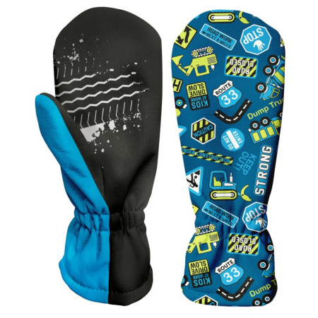 WAMU Bagr gyerek téli egyujjas kesztyű kék