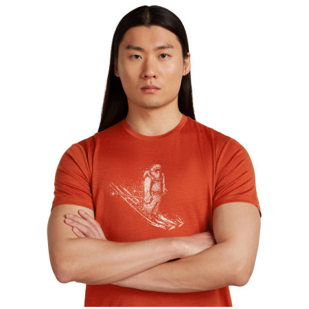 Icebreaker Merino 150 Tech Lite Skiing Yeti férfi póló