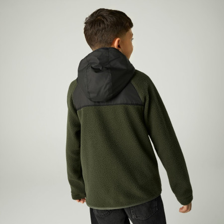 Regatta Munro Hybrid Jacket DarkKhak/Blk gyerek pulóver
