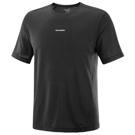 Salomon Shakeout Core SS TEE M férfi póló fekete Deep Black