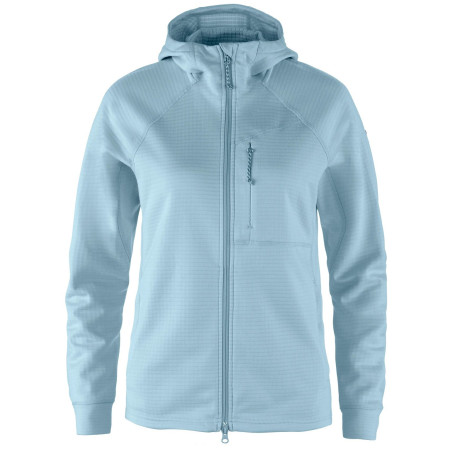 Fjällräven Abisko Grid Fleece Hoodie W női dzseki világoskék Breeze Blue