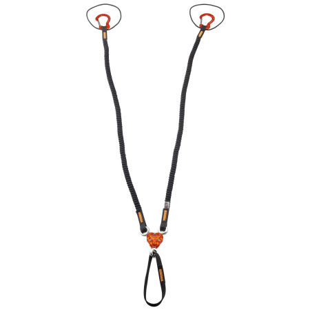 Camp X-Gyro Leash - 92/147 Cm hurok fekete/narancs