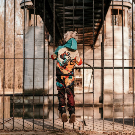 WAMU Mountain Bike gyerek softshell kabát