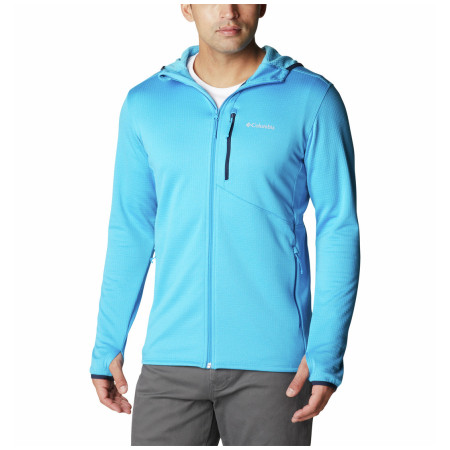Columbia Park View™ Fleece Full Zip Hoodie férfi funkcionális pulóver világoskék