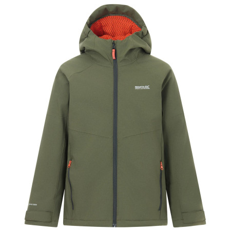 Regatta Hillain Warm Lined Dark Khaki gyerek télikabát khaki DrkKhaTea