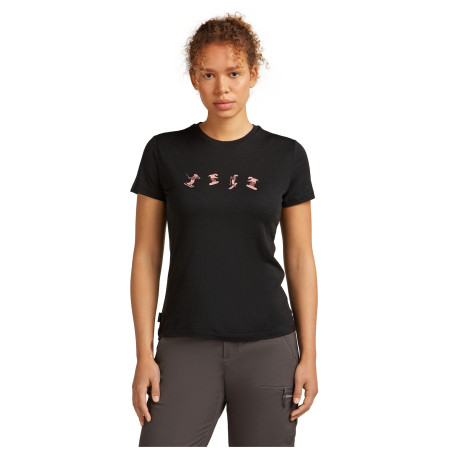 Icebreaker Women Merino 150 Tech Lite SS Tee Snow Day női póló