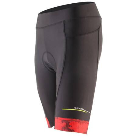 Axon Aktiv D női biciklis nadrág fekete/piros