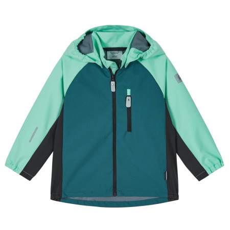 Reima Temppu Dark Teal gyerek softshell kabát zöld/szürke Dark Teal