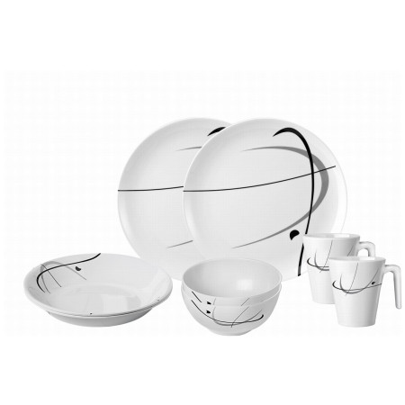 Brunner Set tête-à-tête Serenade 8 pcs edénykészlet fehér