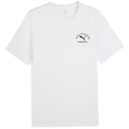 Puma Class Graphic Tee férfi póló fehér PUMA White