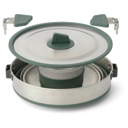 Sea to Summit Detour Stainless Steel One Pot Cook Set 5 Piece edénykészlet