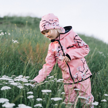 WAMU Pink gyerek softshell kabát