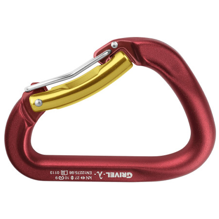 Karabiner Grivel K7G Lambda Twin Gate piros