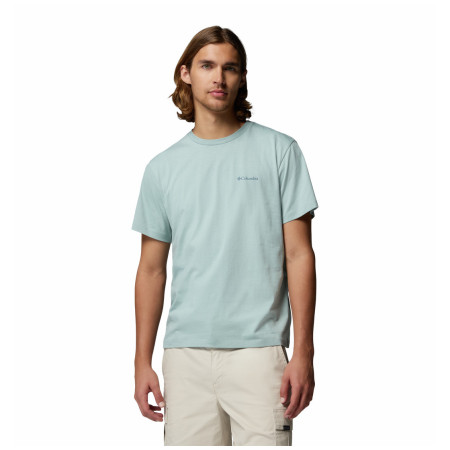 Columbia CSC™ Logo Back Tee férfi póló világoskék Crushed Blue, Boxy Brand