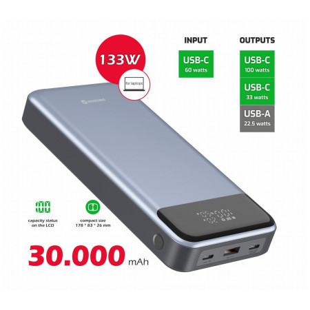 Swissten POWER BANK 30000 mAh powerbank