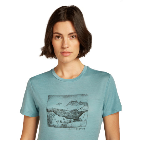 Icebreaker Women Merino 150 Tech Lite SS Tee Terrain női póló