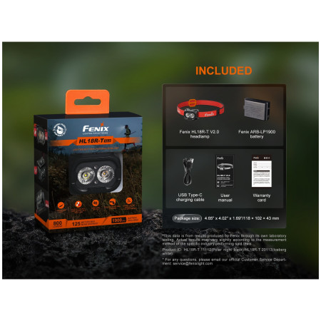 Fenix HL18R-T V2.0 fejlámpa