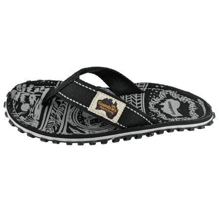 Gumbies Islander Midnight Black flip-flop