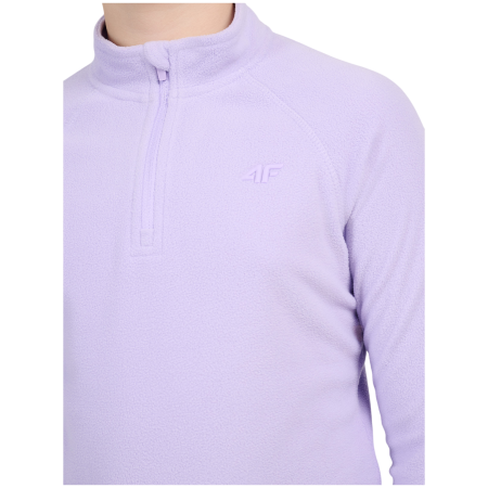 4F Fleece Underwear F089 Light Violet gyerek funkcionáls pulóver