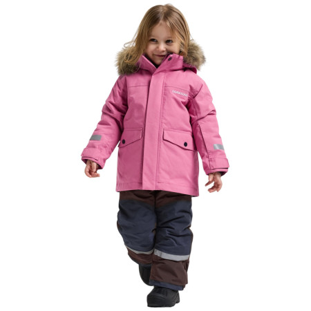 Didriksons Bjärven Kids Parka 5 Heather Pink gyerek télikabát