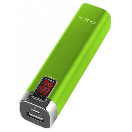 Doca Power banka mAh D516 powerbank zöld Green