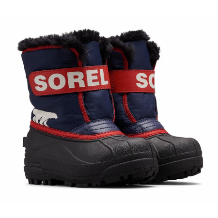 Gyerek téli cipő Sorel Snow Commander kék/piros