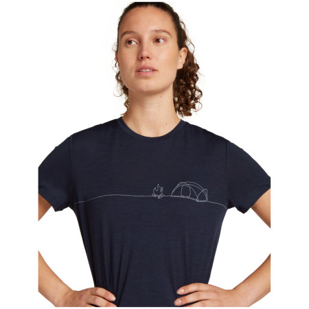 Icebreaker W Mer 150 Tech Lite SS Tee Single Line C női funkcionális felső