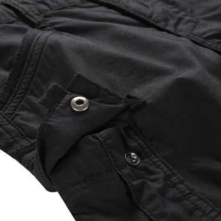 Alpine Pro Urto Black gyerek rövidnadrág