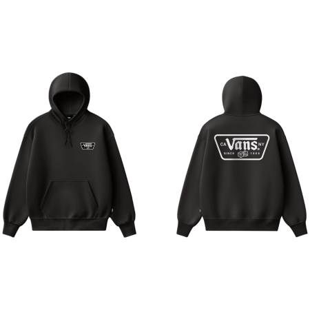 Vans Knu Patch Pullover férfi pulóver fekete Black