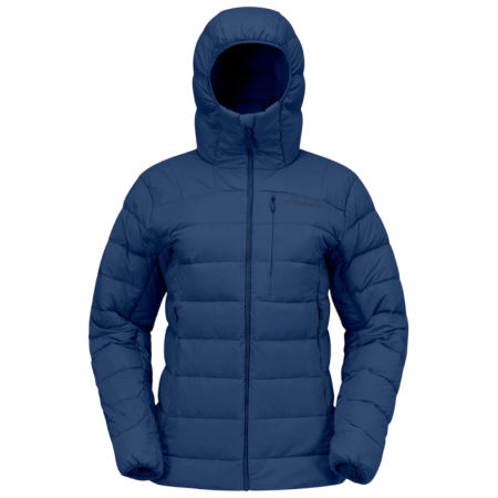 Norrona femund down700 Zip Hood női tollkabát sötétkék Indigo Night