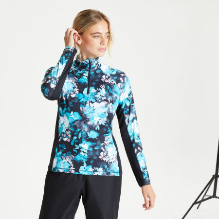 Dare 2b Divulge Core Stretch női pulóver világoskék AzureBlueDispersedFloralPrint