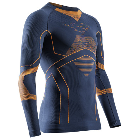 X-Bionic Energy Accumulator Light Shirt Ls férfi funkcionális póló kék/narancs MARINE/ORANGE