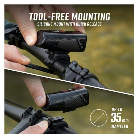 Sigma Buster 400 első lámpa