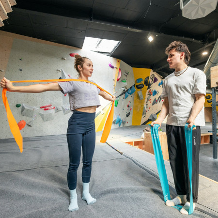 YY VERTICAL Warm Up Band Blue Medium erősítő gumi